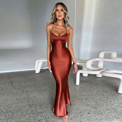 Alina - Maxikleid mit Seitenschlitz