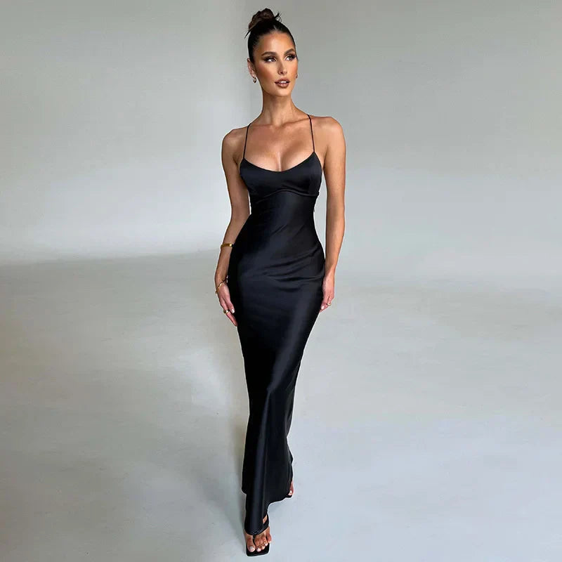Alina - Maxikleid mit Seitenschlitz