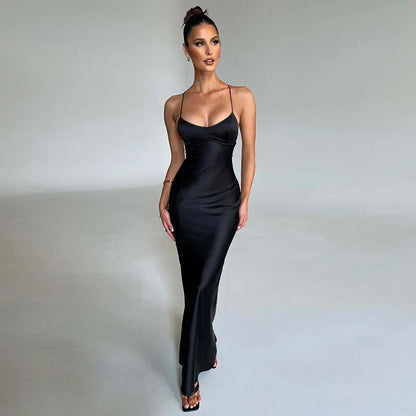 Alina - Maxikleid mit Seitenschlitz