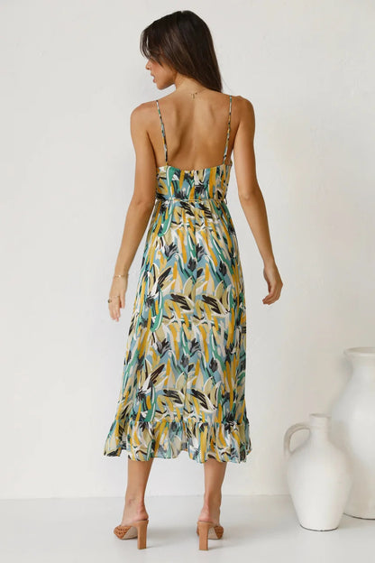 Bihilda | Mehrfarbige Sommerkleid