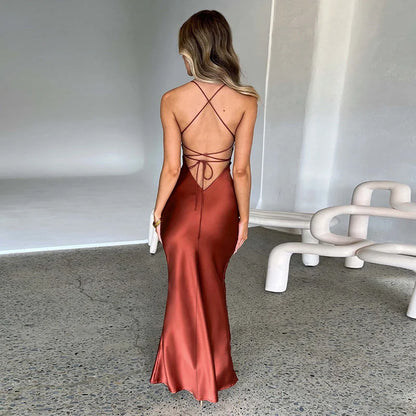 Alina - Maxikleid mit Seitenschlitz