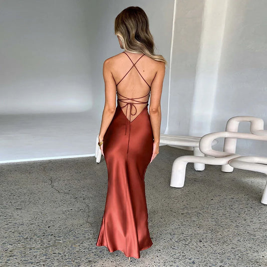 Alina - Maxikleid mit Seitenschlitz