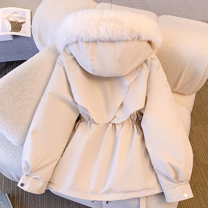 Eleganter Wintermantel mit Fell