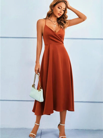 Aless | Trägerloses Seiden Maxikleid