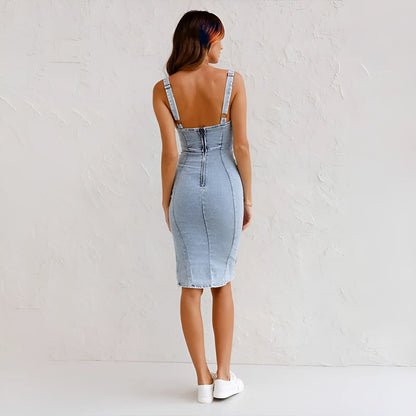 Adrianna | Das Denim-Kleid