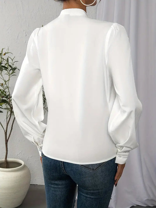 Lisa | Elegantes langärmeliges Top/Bluse für Frauen