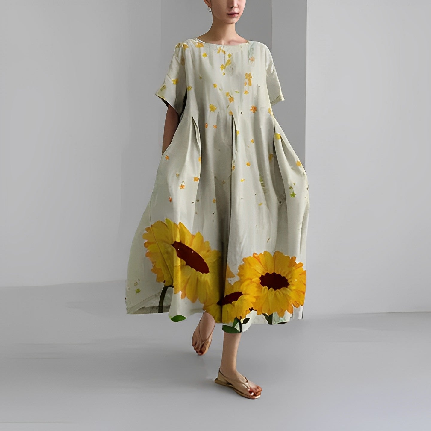 Claire™ – Bohemian Kleid mit Blumenprint