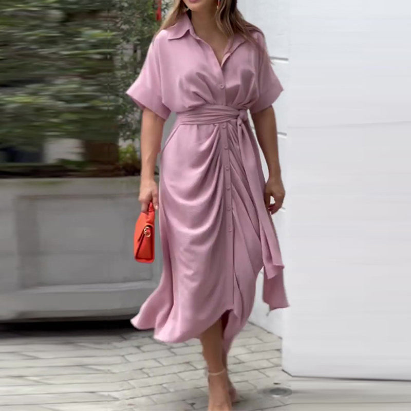 Amala – Luxuriöses Wickel-Maxikleid
