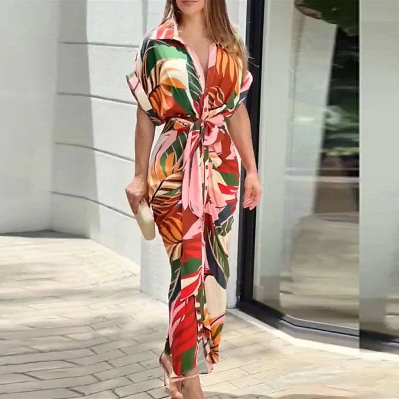 Amala – Luxuriöses Wickel-Maxikleid