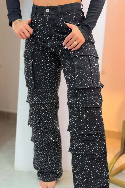 Damen Multi-Tasche Jeans