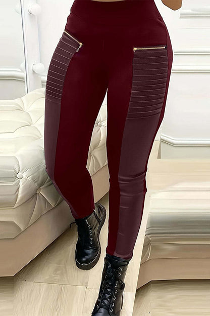 Slim-Fit-Lederhose