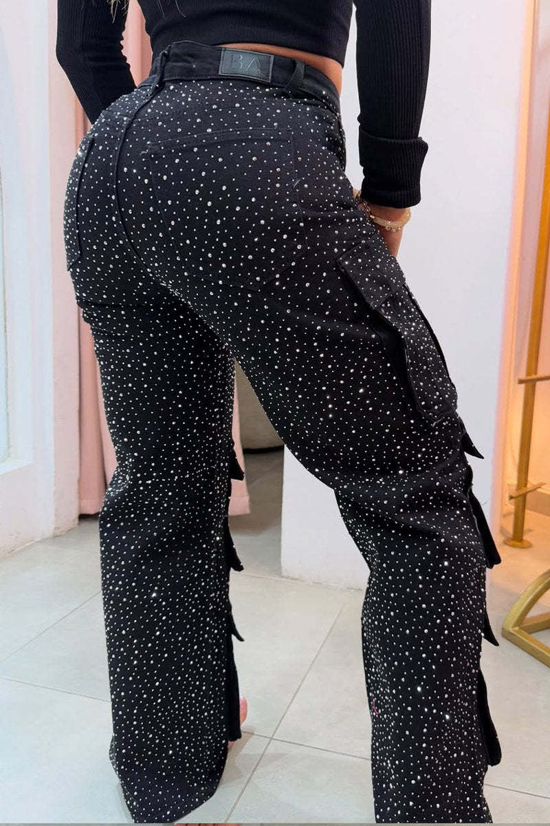 Damen Multi-Tasche Jeans