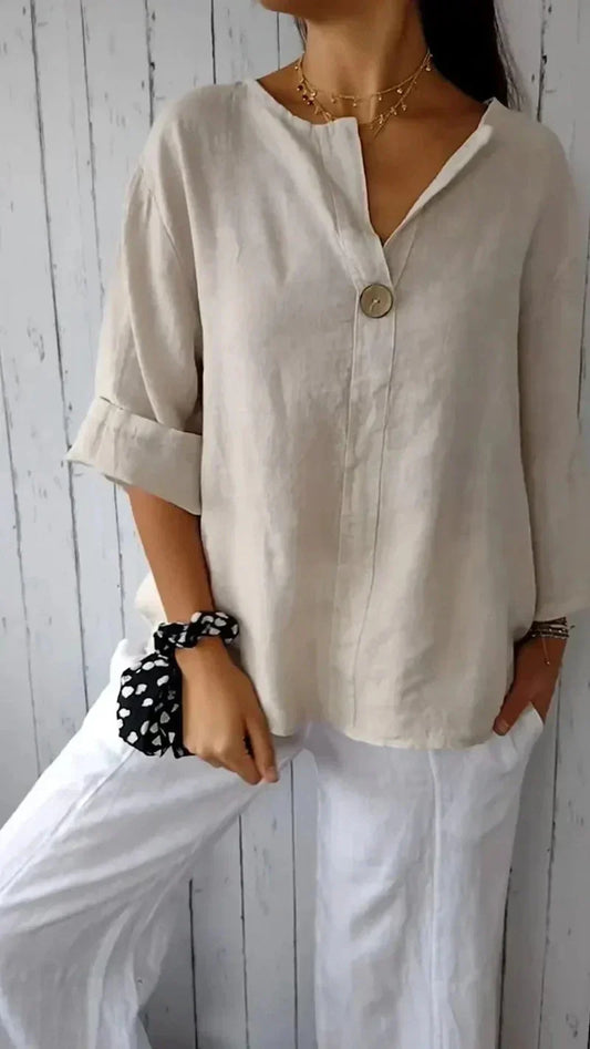 Yvonna™ - Chique Komfort Bluse