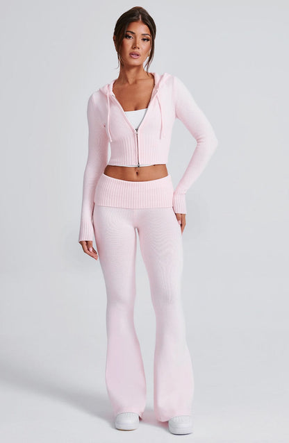Portia Strick-Kapuzensweater & Hose