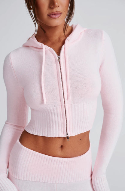 Portia Strick-Kapuzensweater & Hose