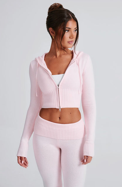 Portia Strick-Kapuzensweater & Hose