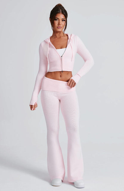 Portia Strick-Kapuzensweater & Hose