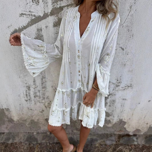 ULRIKA I RETRO-LANGARMKLEID