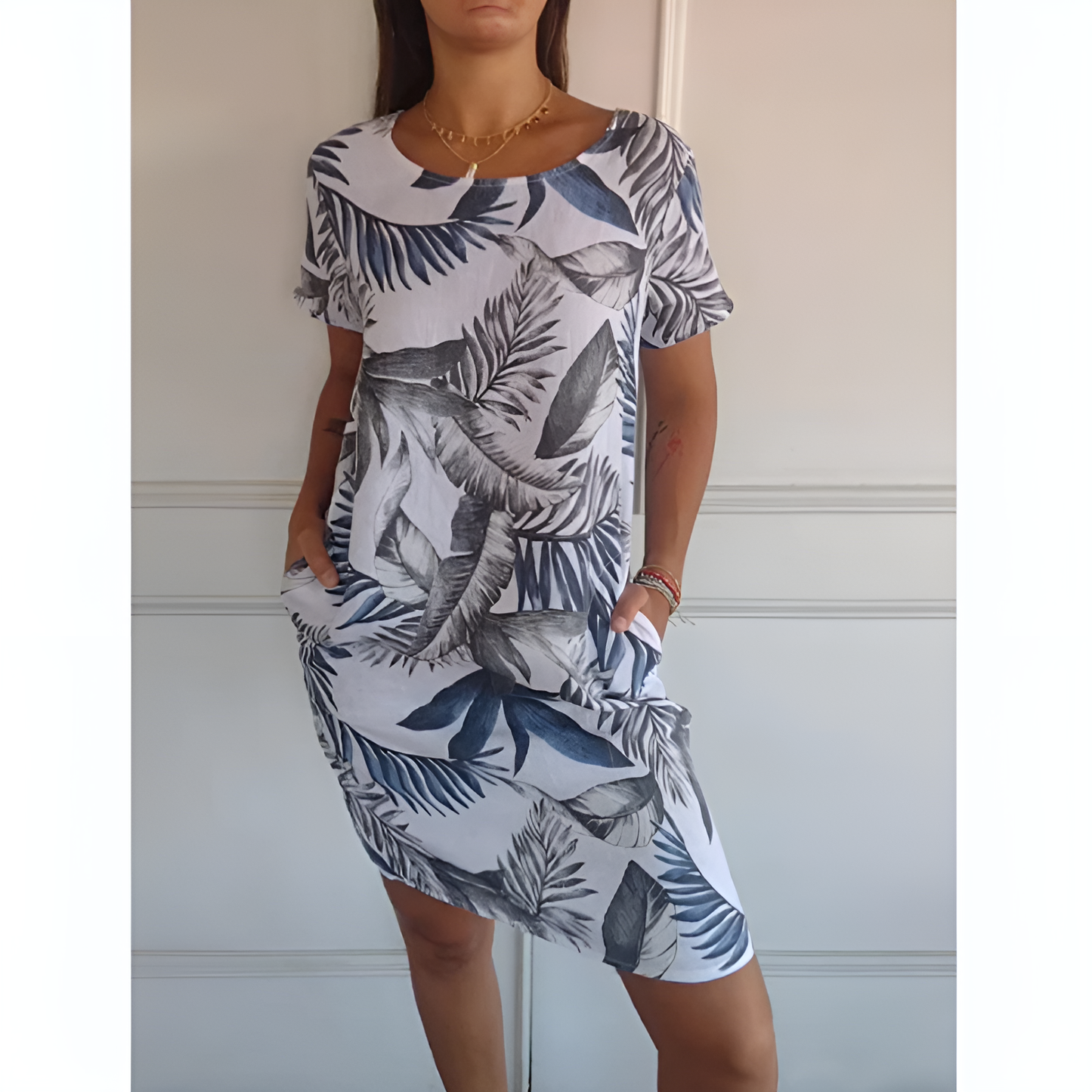Felas I Lässige Bedruckte Kleid