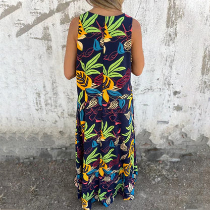 YLVO I MAXIKLEID MIT V-AUSSCHNITT